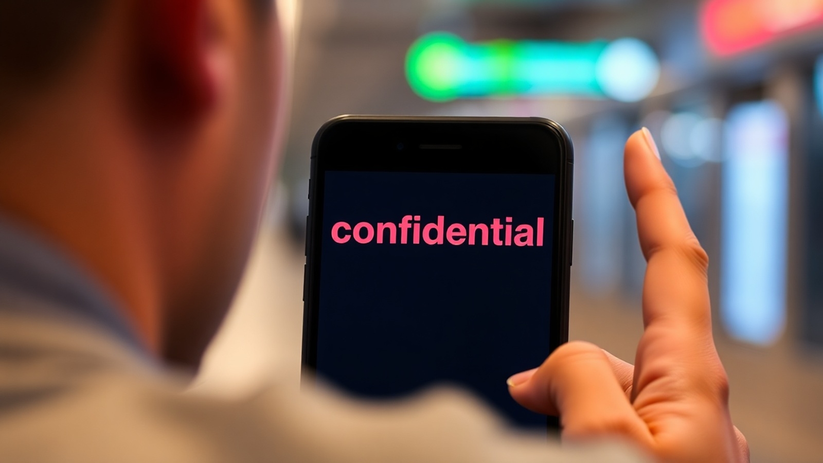 filtre confidentialite ecran smartphone illustration IA
