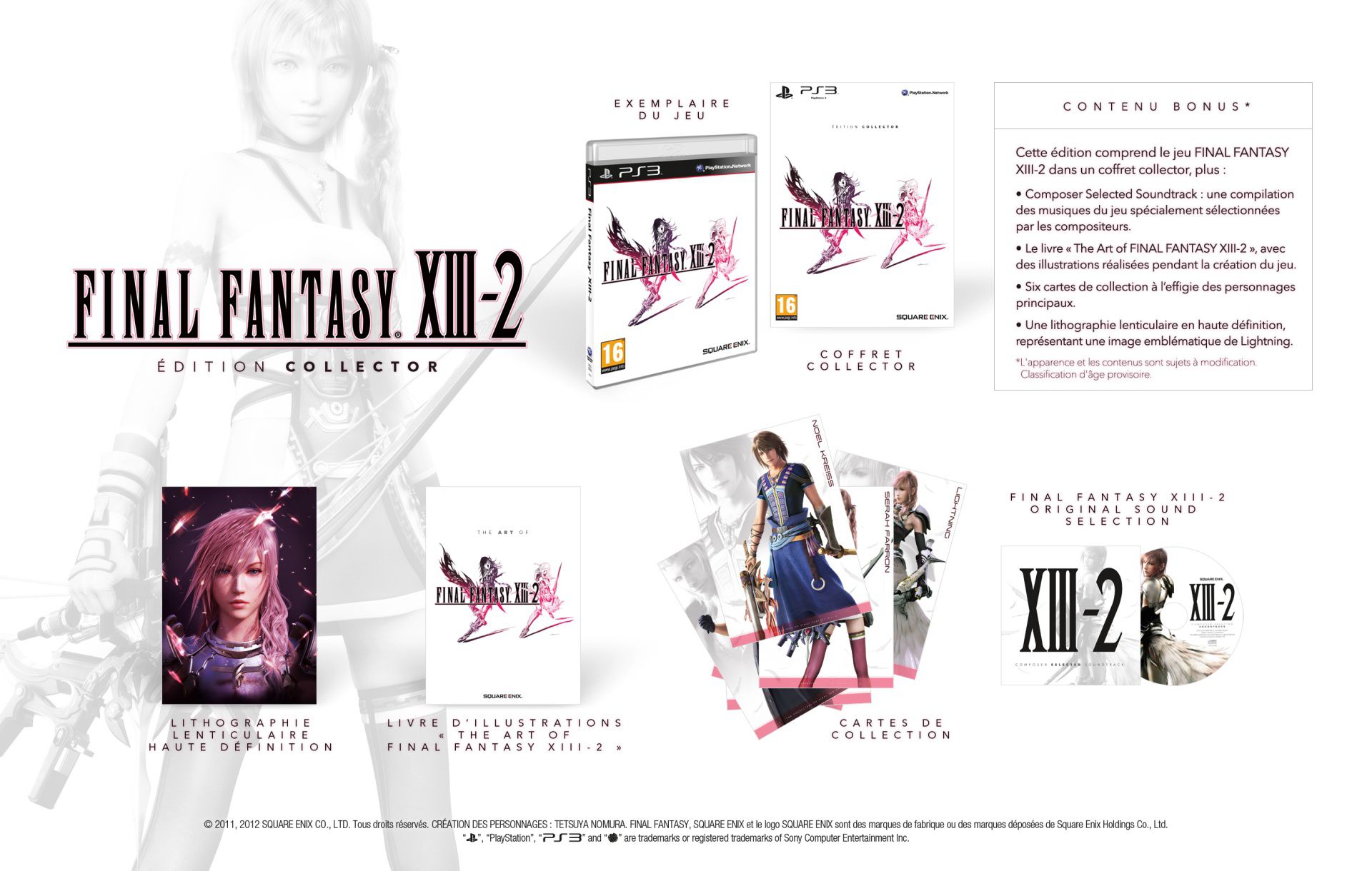Final Fantasy 13-2 collector