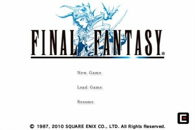 Final Fantasy I & II iPhone - 1