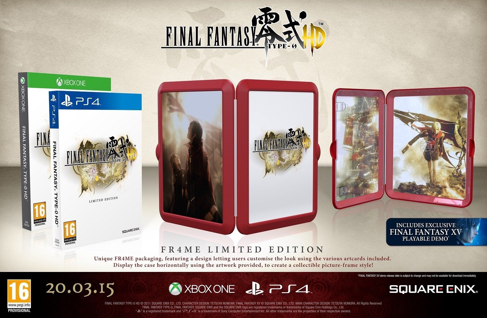 Final Fantasy Type-0 HD - Fr4me Limited Edition