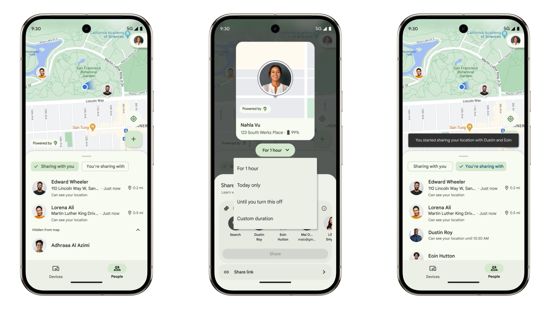 find-hub-partage-localisation-contacts