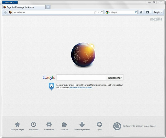 Firefox-13-aurora-page-accueil