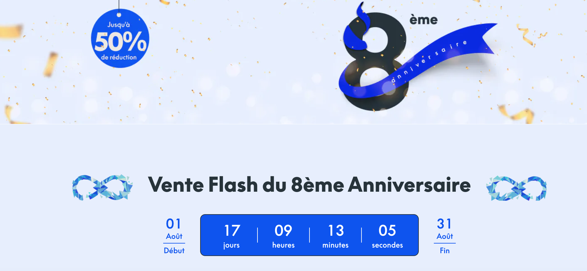 Flexispot 8e anniversaire