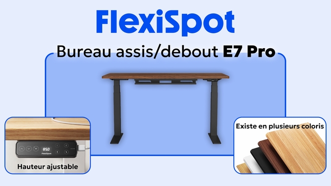 Test Flexispot E7 Pro : le bureau assis-debout qui veut transformer votre quotidien