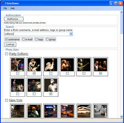 FlickrDown screen1