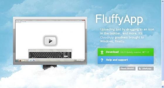 FluffyApp screen