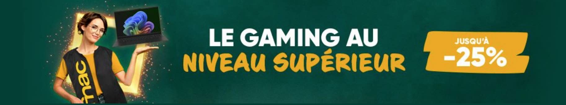 Fnac -25% sur le gaming