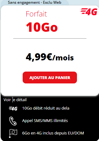 forfait auchan telecom 10 go