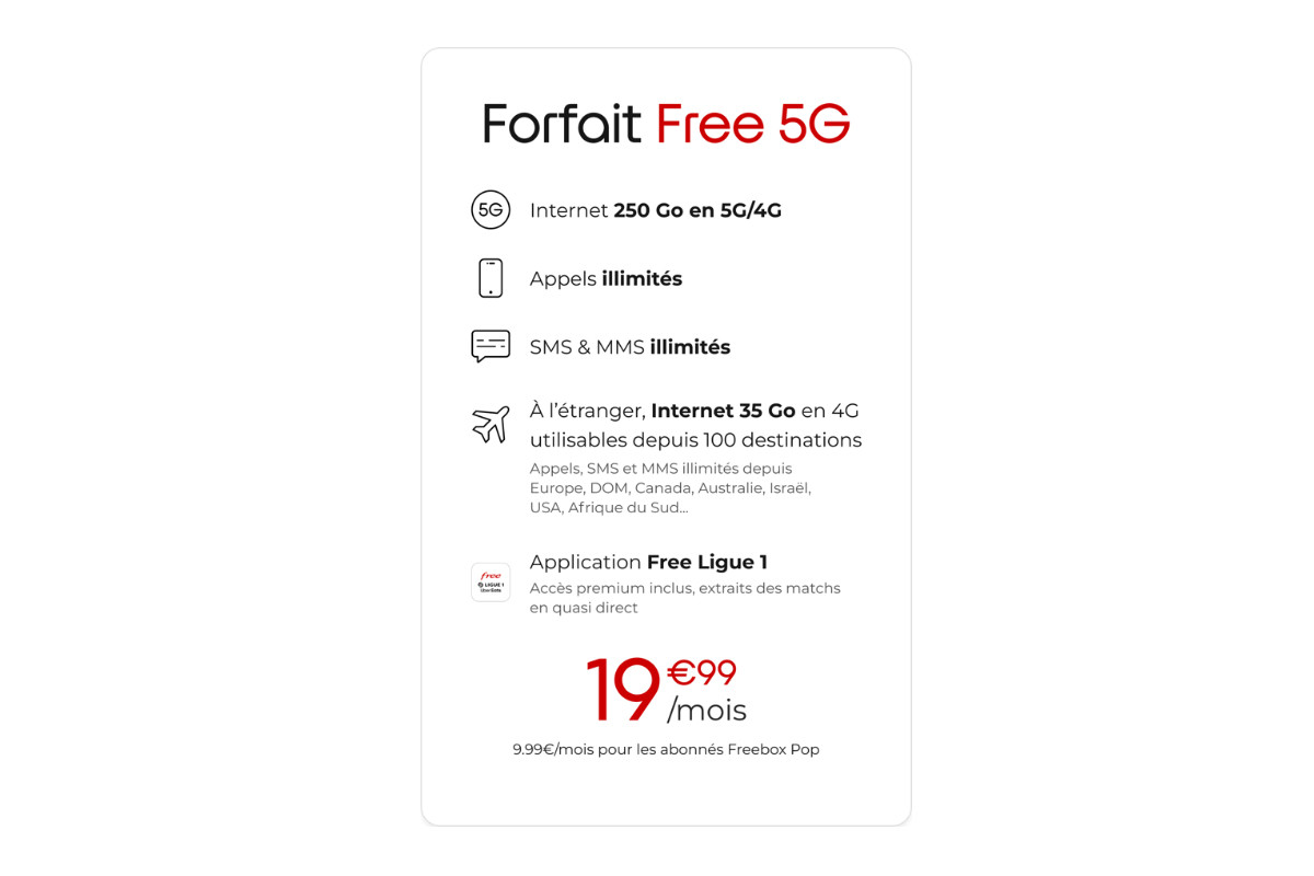 forfait-free-5g