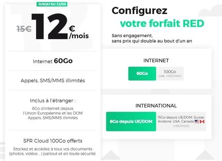 Forfait red by sfr
