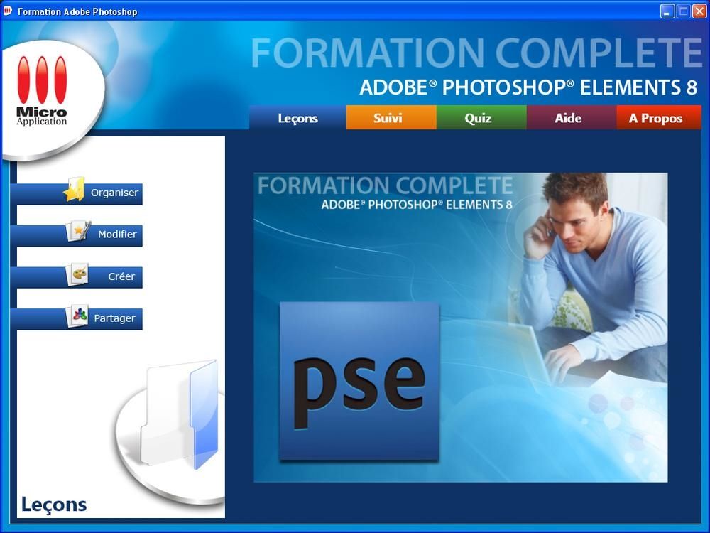Formation Adobe Photoshop Elements 8 screen 1