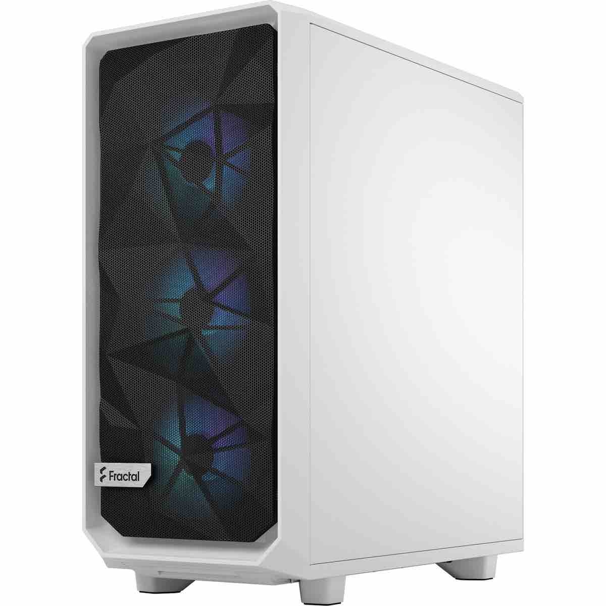 Fractal Design Meshify 2 Compact RGB White TG Clear Tint ATX