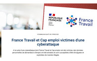Piratage de France Travail : trois personnes arrêtées