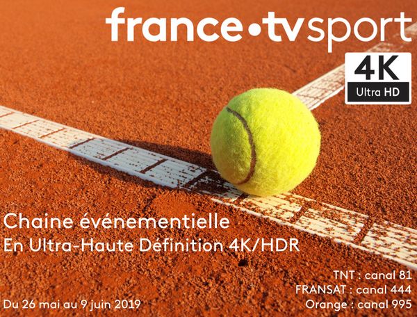 France-TV-Sport-UHD-4k-Roland-Garros-2019