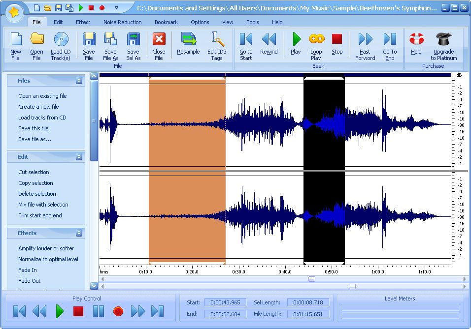 Free Audio Editor screen2