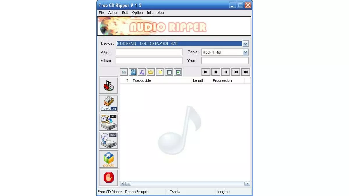 Free CD Ripper : extraire les pistes audio d'un CD rapidement