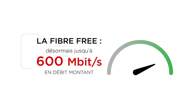 Freebox en fibre optique : Free monte l'upload Ã  600 Mbit/s