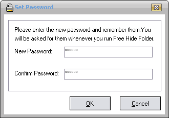 Free Hide Folder screen1