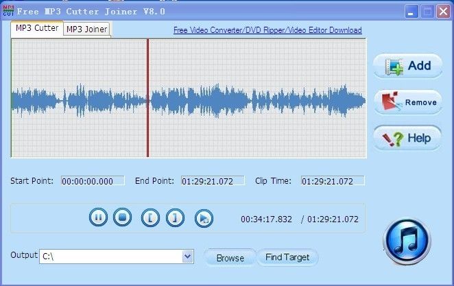 Free MP3 Cutter Joiner screen2
