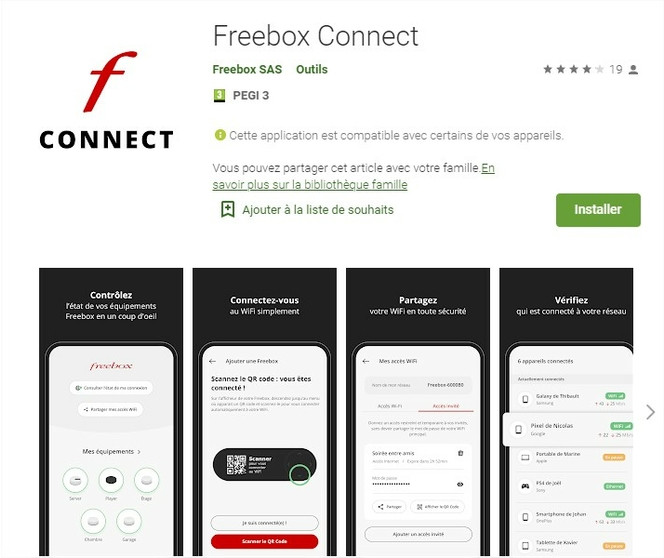 Freebox Connect disponible en accÃ¨s anticipÃ© sur Android et iOS