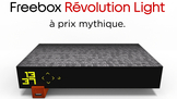 Bon plan fibre : la Freebox Revolution Light perd 6€/mois !!