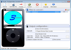 Freez iPod Video Converter screen2