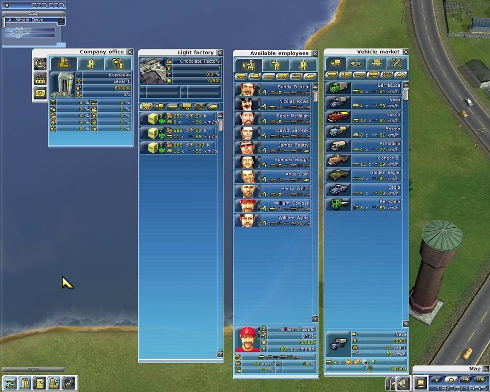 Freight Tycoon screen 1