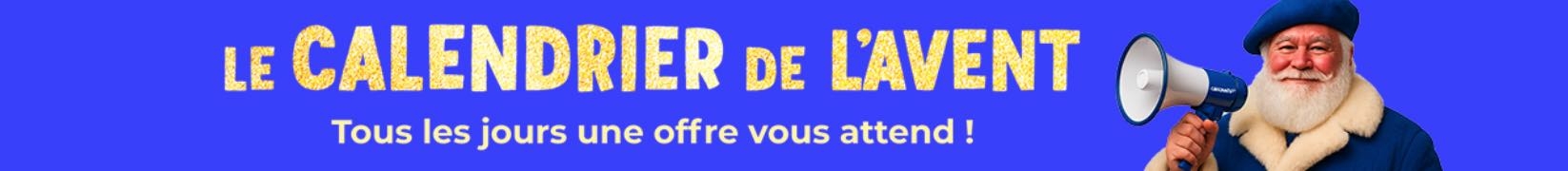 French Pe?re Noe?l Cdiscount calendrier de l'avent