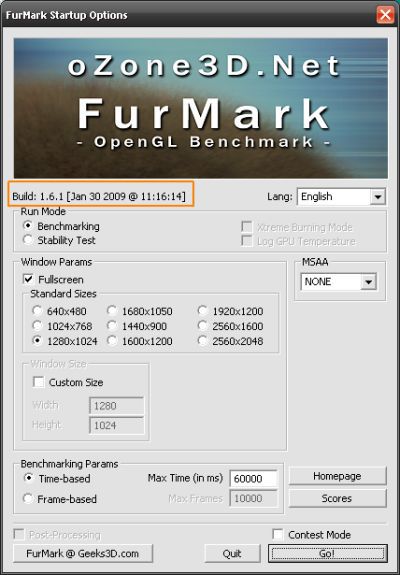 Furmark screen2