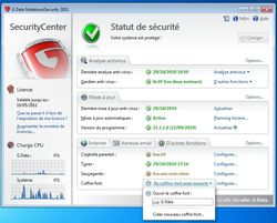 G DATA NotebookSecurity 2011 screen 1