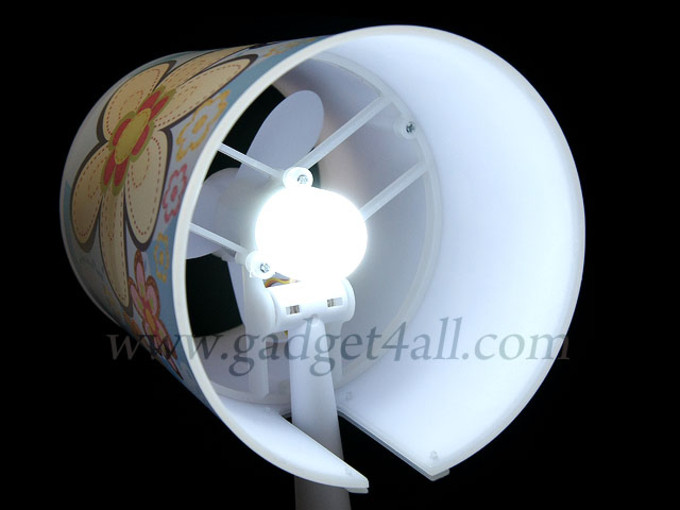 Gadget USB lampe ventilateur 1