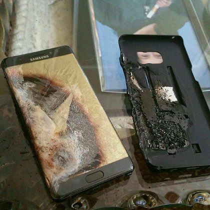 Galaxy Note 7 explosion