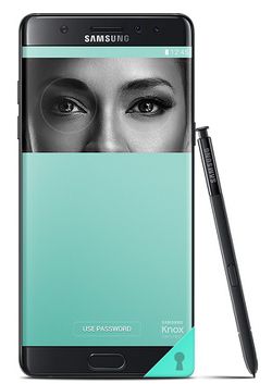 Galaxy Note 7 scanner iris