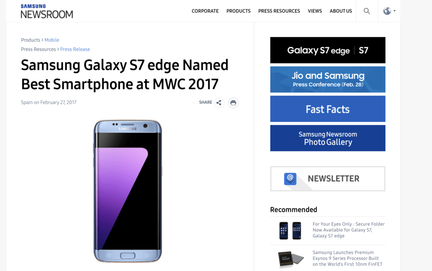 Galaxy S7 meilleur smartphone