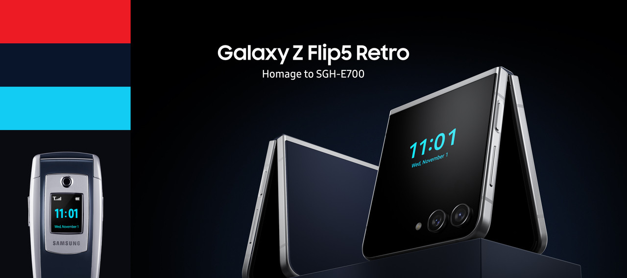 Galaxy Z Flip5 Retro 02