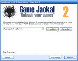 Game Jackal Profil manuel