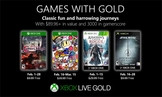 Microsoft Games with Gold : les jeux de février
