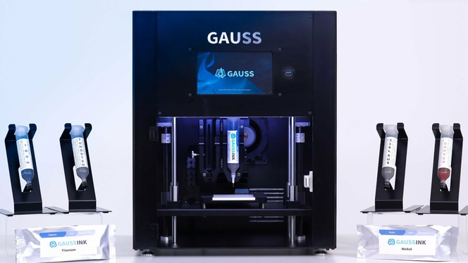 Gauss MT90 impression 3D metal_01