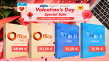 Cadeau pour la Saint-Valentin : grosse remise sur Office 2021 Pro, et Windows 11 Pro à seulement 12 € !