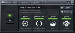GeForce Experience ShadowPlay 2