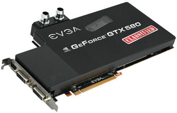 GeForce GTX 580 Classified - watercooling