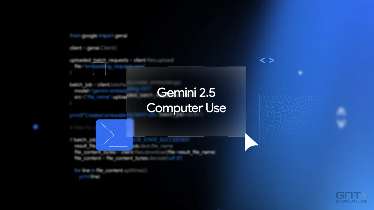 Gemini 2.5 Computer Use peut-il remplacer l'humain sur le Web ?
