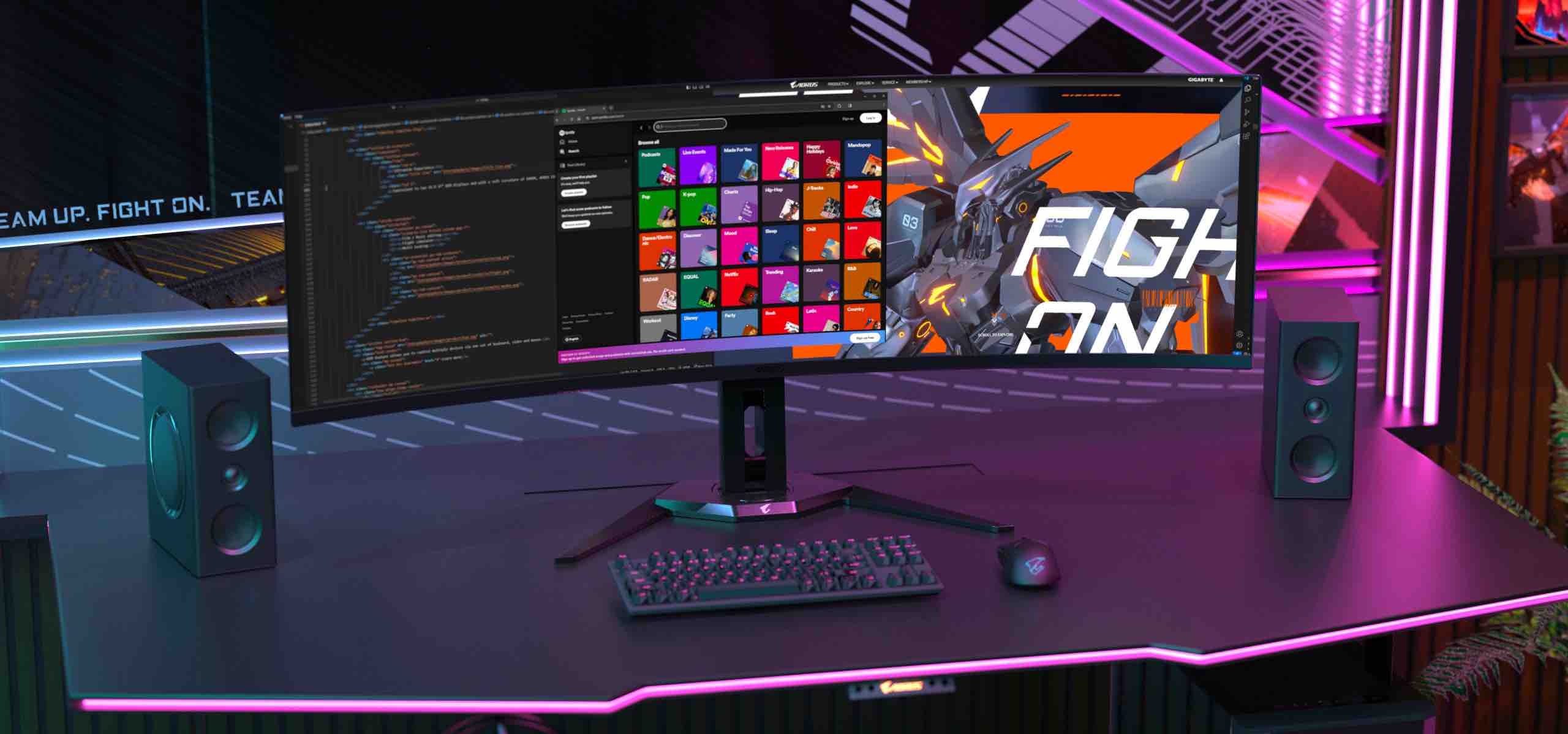 Gigabyte AORUS CO49DQ OLED.
