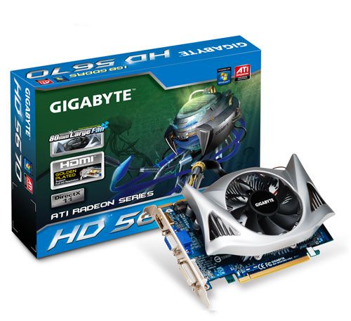Gigabyte Radeon HD5670 GV-R567OC-1GI