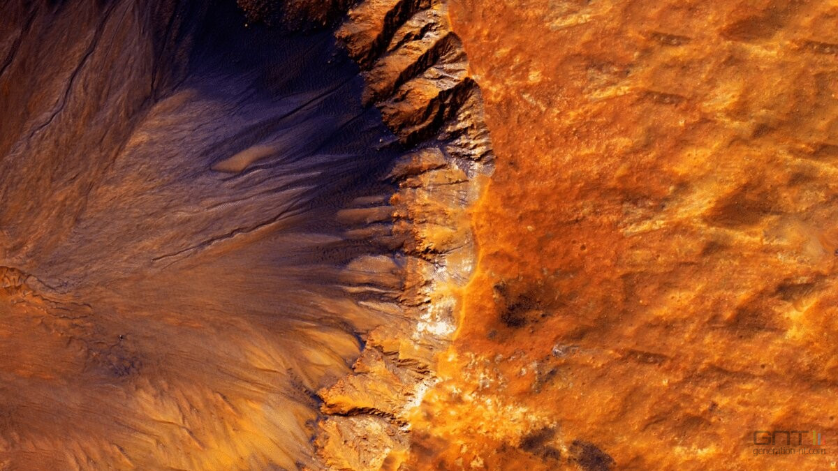 Mars avait bien un océan, et la preuve est une gigantesque "marque de baignoire"