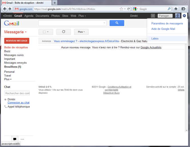 Gmail annuler envoi 2