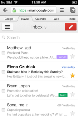 Gmail-mobile-web
