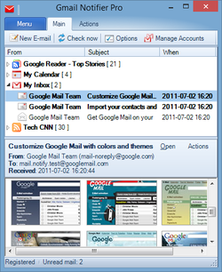 Gmail Notifier Pro screen2