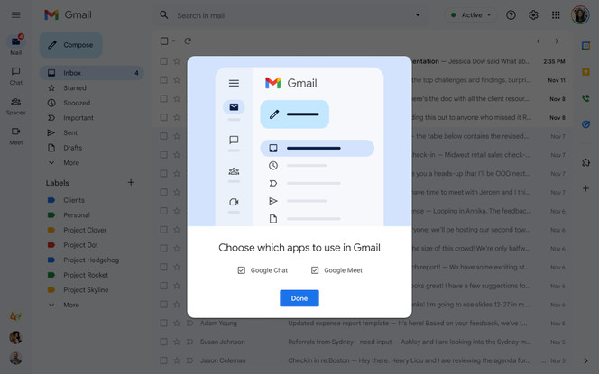 Gmail-new interface