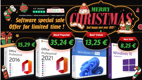 Joyeux Noël ! Godeal24 propose la licence Windows 11 Pro à 13 € ou encore Office à partir de 15 € !